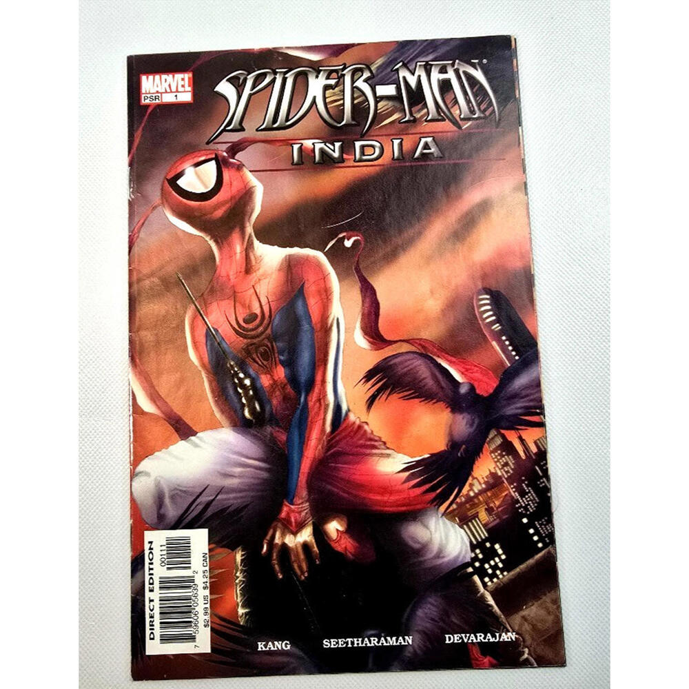 Spider-Man India #1   1st Appearance Pavitr Prabhakar  Marvel Comics 2005